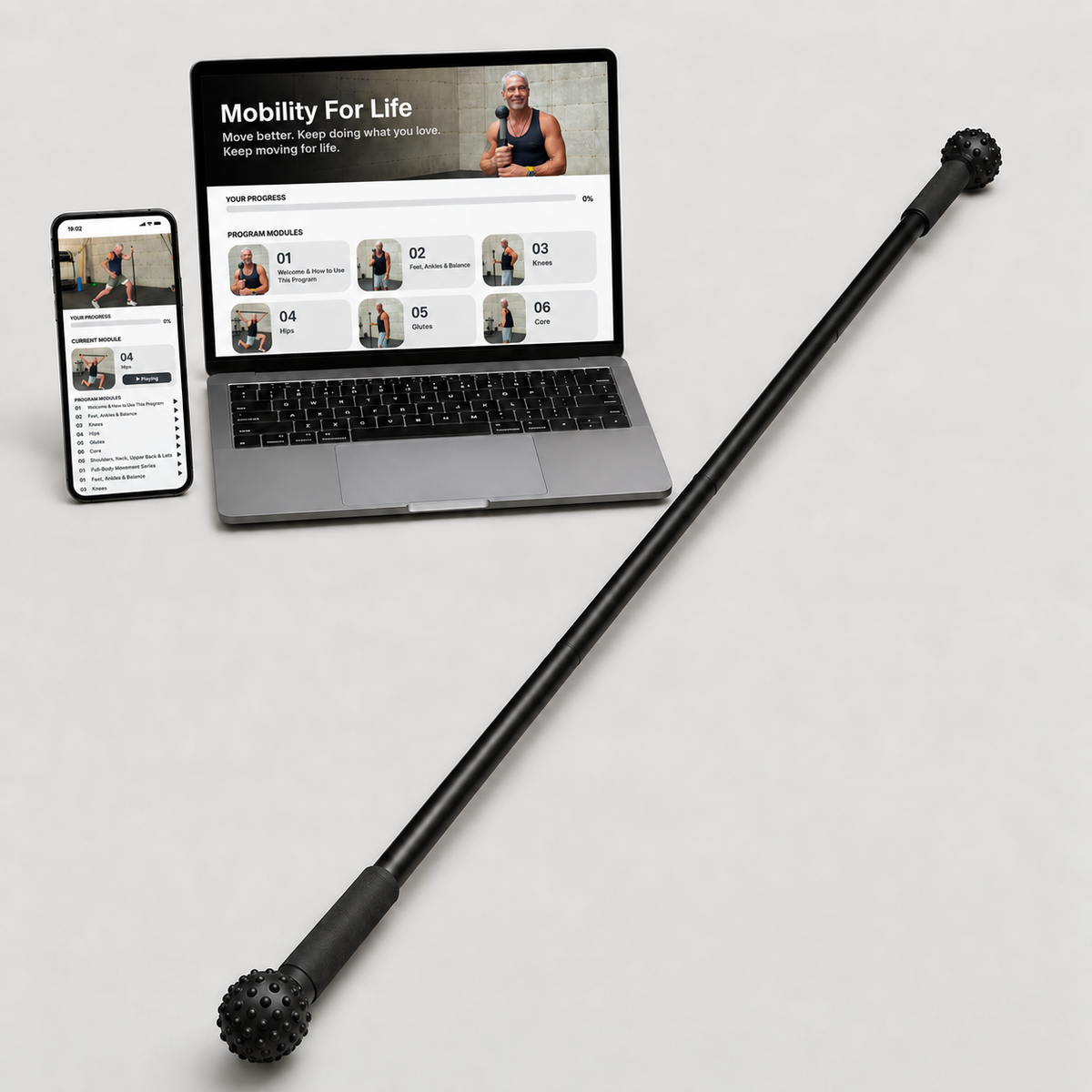 Nordic Mobility Stick (+Free Mobility Routine)